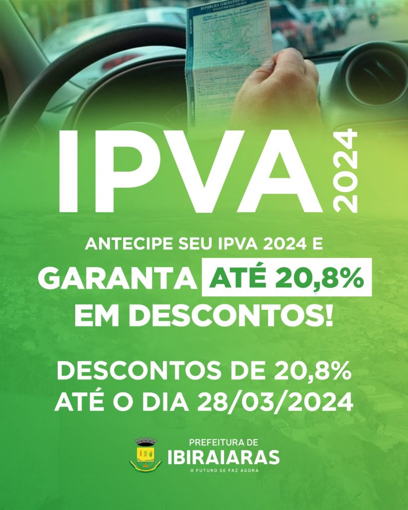 IPVA desconto até 28 03 2024