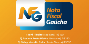 NFG Ganhadores do Nota Fiscal Gaúcha Ibiraiaras fevereiro 2024