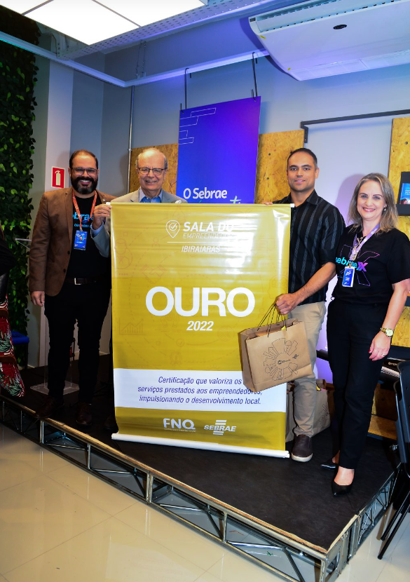 Recebimento material qualificação ouro 2022 na sede do Sebrae