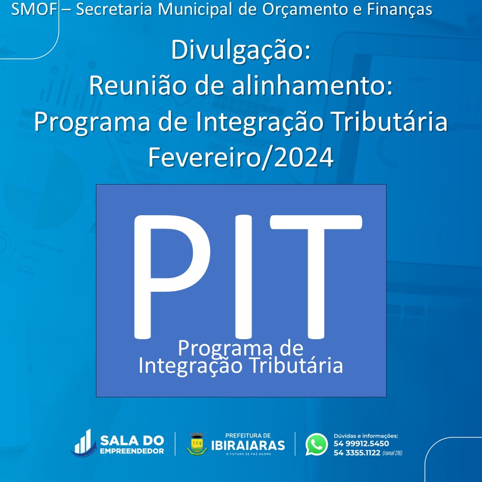 Reunião PIT 001 2024