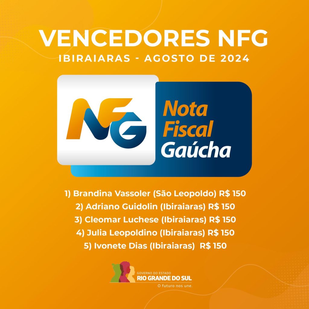 Vencedores NFG 08 2024