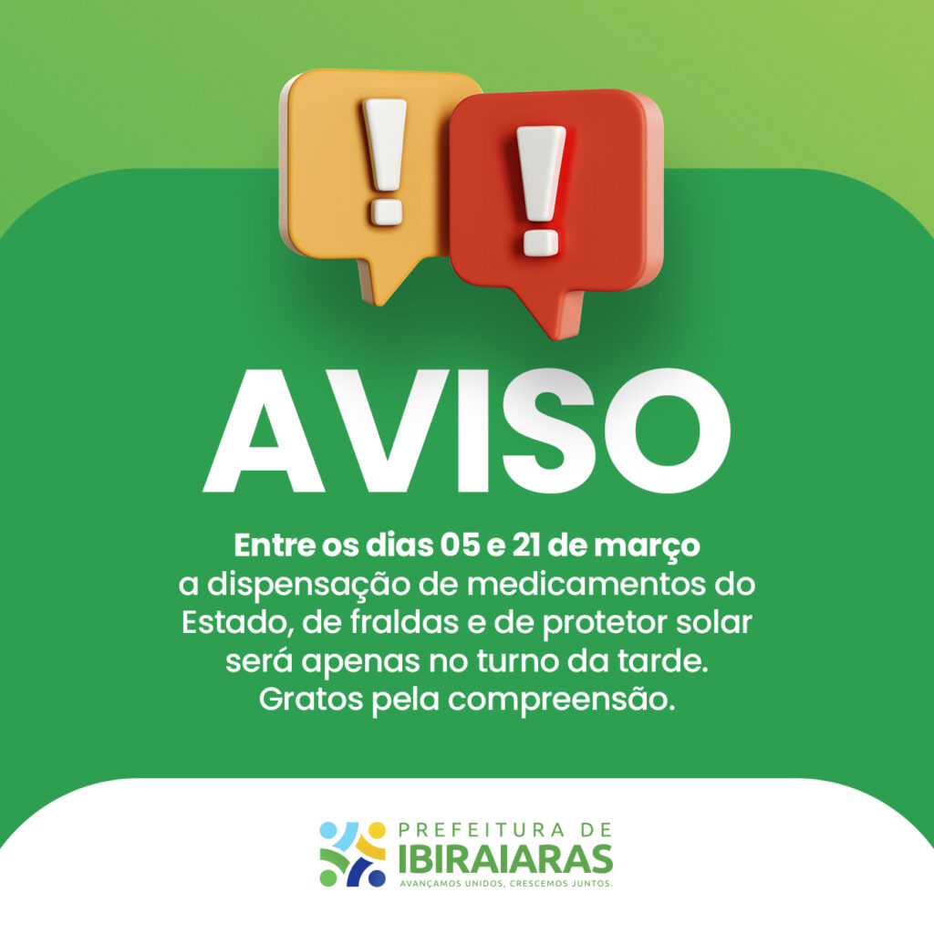 Aviso Comunicado Medicamentos