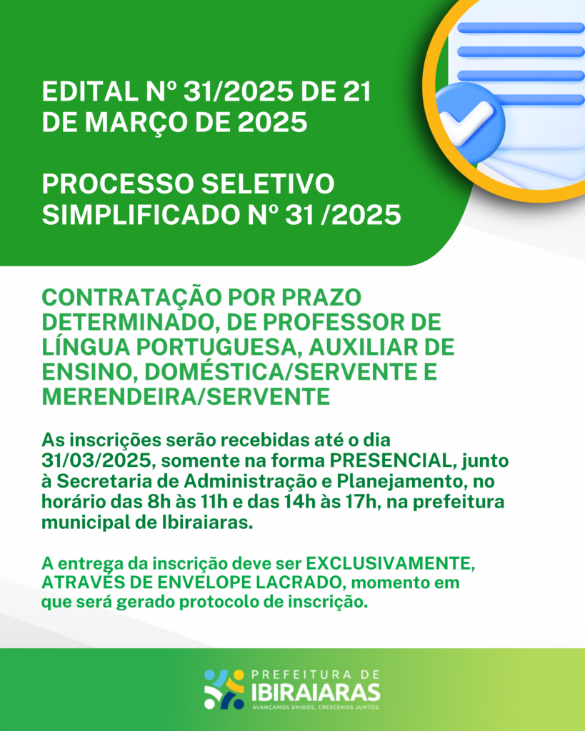 PROCESSO SELETIVO SIMPLIFICADO Nº0012025 AUTARQUIA HOSPITAL MUNICIPAL SÃO JOSÉ (1)