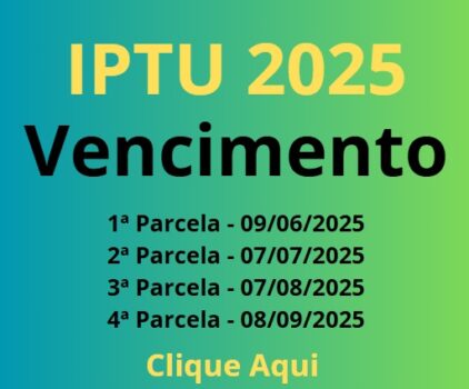 IPTU Parcelas 2025