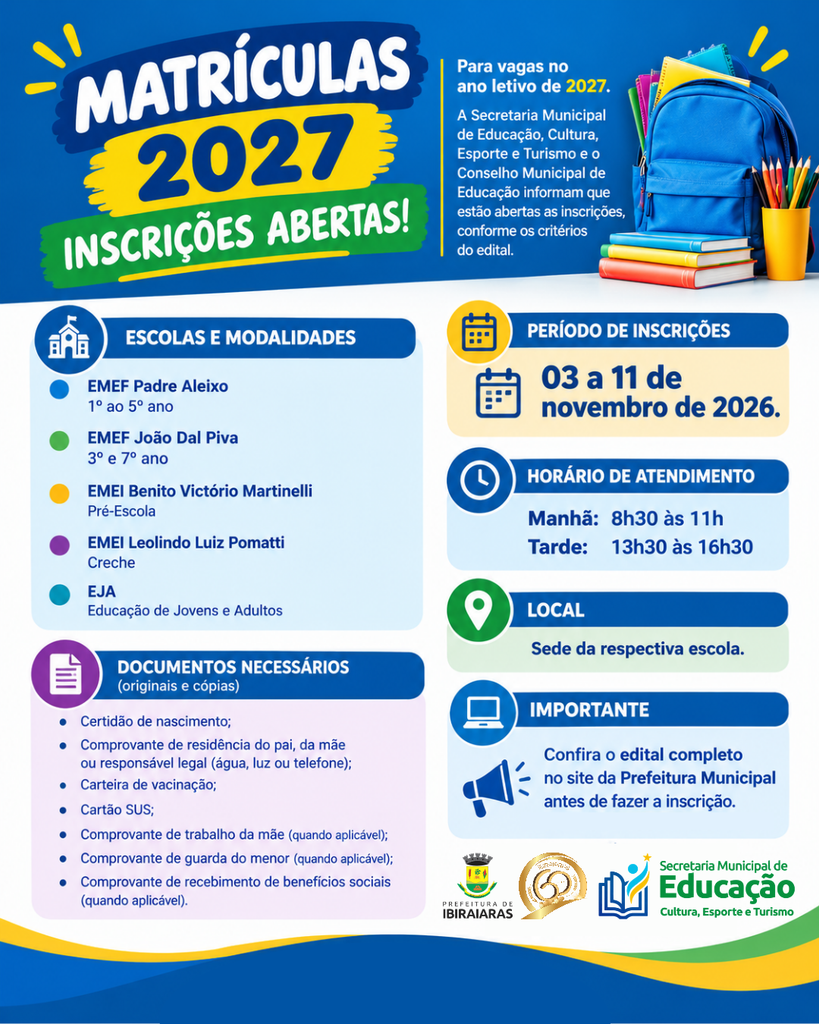 Matrículas 2027